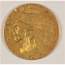 1915 $2.5 GOLD INDIAN XF