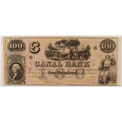 18- $100 CANAL BANK (NEW ORLEANS, LA) CU