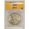 Image 1 : 1921 MORGAN DOLLAR ANACS MS-63