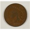 Image 1 : 1866 INDIAN HEAD CENT G/VG (REPUNCHED DATE)