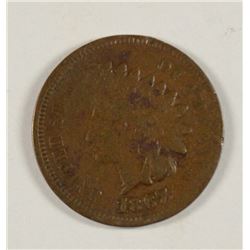 1867 INDIAN HEAD CENT G/VG