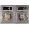 Image 2 : 2002 & 2003 AMERICAN SILVER EAGLES, PCGS MS-69