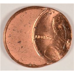 NO DATE LINCOLN CENT ERROR OFF CENTER STRIKE