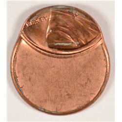 NO DATE LINCOLN CENT ERROR OFF CENTER STRIKE