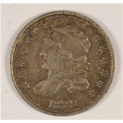 1829 BUST HALF DIME ORIGINAL AU