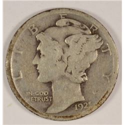 1921 MERCURY DIME GOOD