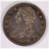 Image 1 : 1838 REEDED EDGE HALF DOLLAR, AU  BEAUTIFUL TONING