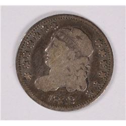1832 CAPPED BUST HALF DIME, FINE