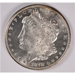 1878-S MORGAN SILVER DOLLAR, MS-64  REVERSE LOOKS PL  GORGEOUS!