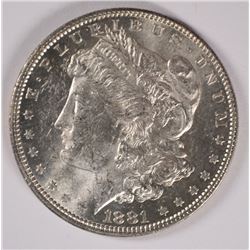 1881-O MORGAN SILVER DOLLAR, MS-63