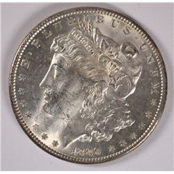 1889 MORGAN SILVER DOLLAR, MS-63+
