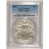 Image 1 : 2003 AMERICAN SILVER EAGLE, PCGS MS-70! PERFECT!