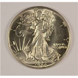 1944 WALKING LIBERTY HALF DOLLAR CH BU