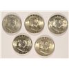 Image 1 : (5) 1951-S FRANKLIN HALF DOLLARS CH BU