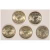 Image 2 : (5) 1951-S FRANKLIN HALF DOLLARS CH BU