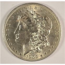 1903 MORGAN DOLLAR AU