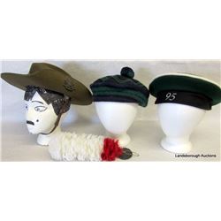 BOX LOT MILITARY HEADWEAR