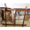 Image 2 : WOODEN GUN RACK & 2 VINYL CASES