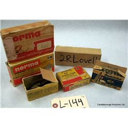 BOX LOT VINTAGE AMMO