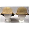 Image 2 : 3 PITH HELMETS & 1 NAVAL HAT