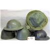Image 1 : FOUR MILITARY HELMETS