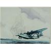 Image 1 : Wayne Lambert Davis (American 1906-1988), Pan American Clipper, Signed Wayne Lambert Davis an...