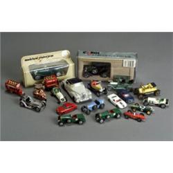 Group of Fifteen Lesney Matchbox Die-Cast Toy Models of Cars and Trucks, 20th Century, Includ...