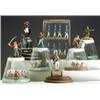 Image 1 : Group of Historical Figures and Soldiers, 20th Century, Including four dioramas of American s...