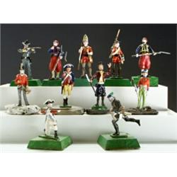 Group of Twenty-Seven Historical Figures and Soldiers, 20th Century, Including American Revol...