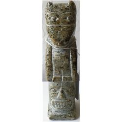 Steatite Stone Totem Pole
