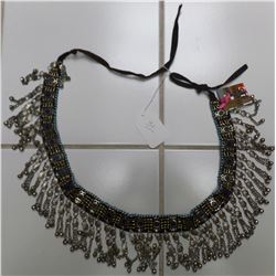 Lapis and Silver with Glass Beads Belt