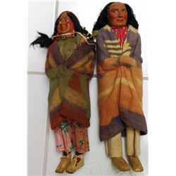 1920's Pair of Skookum Dolls