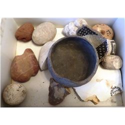 Box of 12 Anasazi artifacts