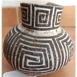 Black on White Anasazi Pitcher