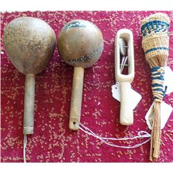 Four Native American Rattles