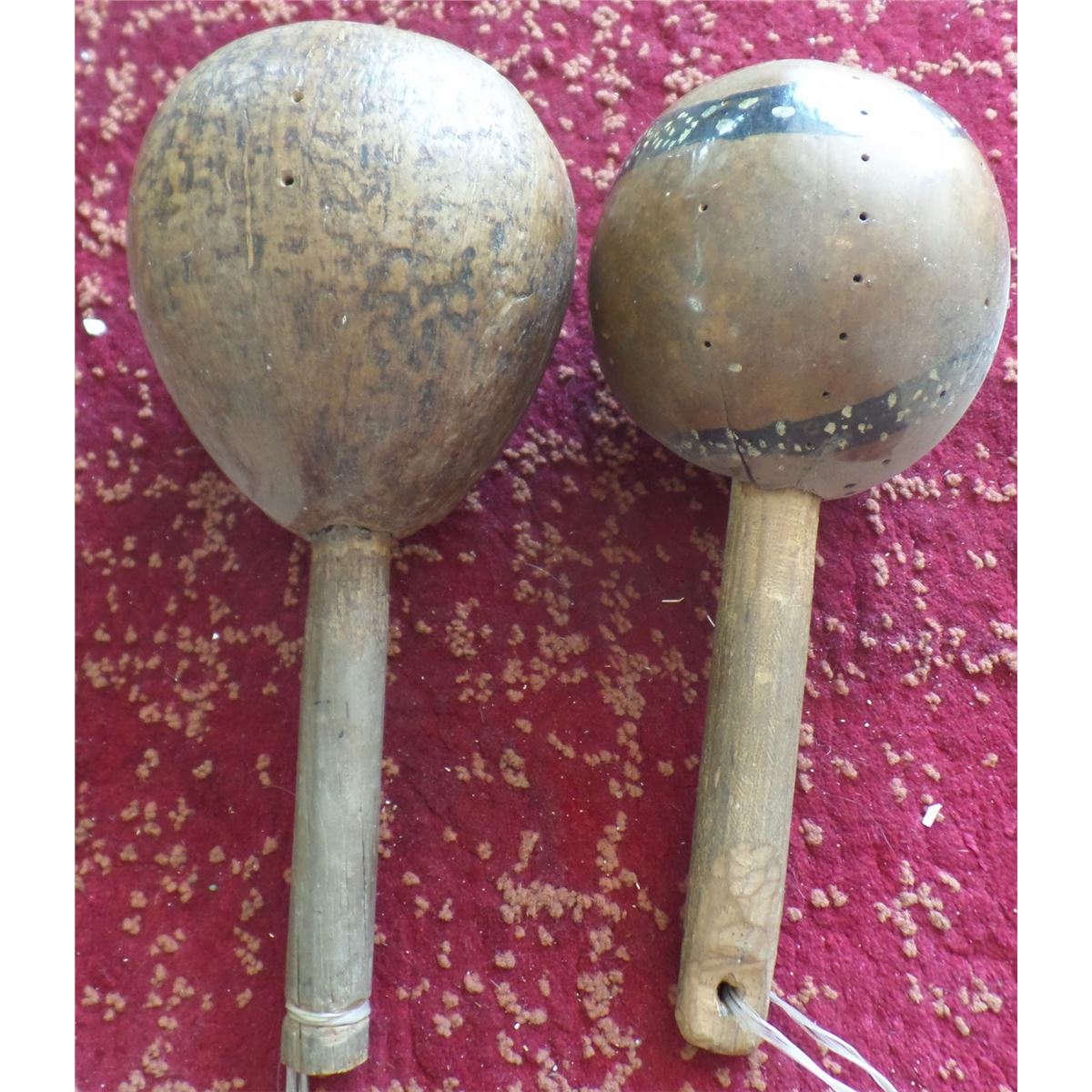 Four Native American Rattles