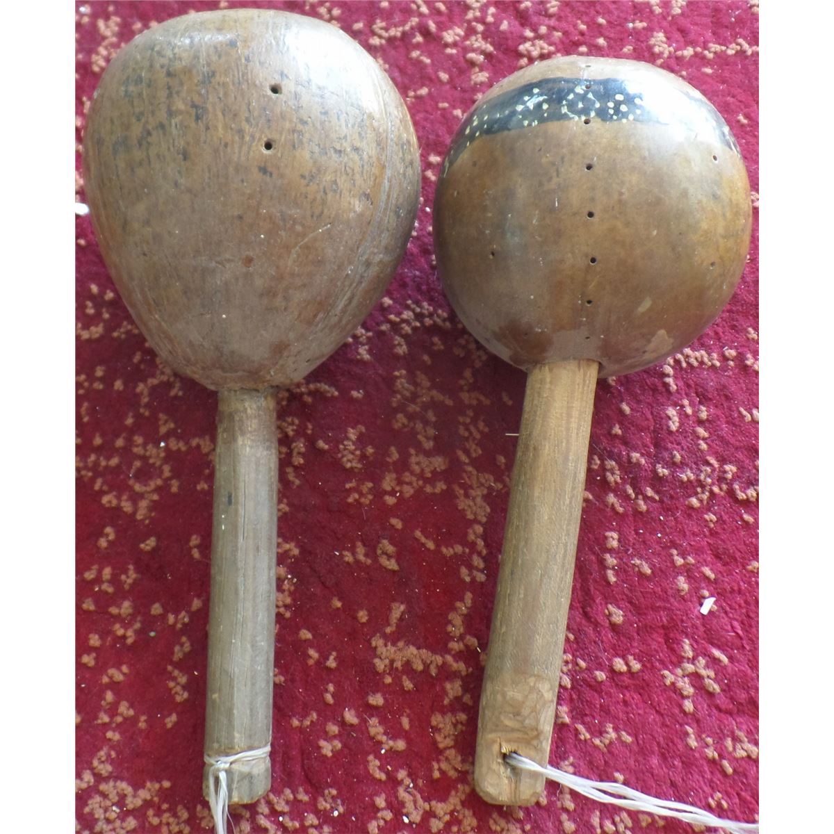 Four Native American Rattles