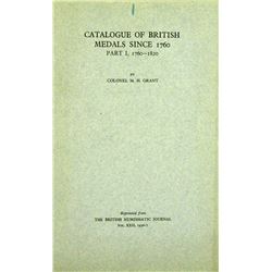 British Medals since 1760