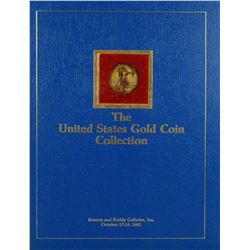 Walter Breen's Inscribed Hardcover of the Eliasberg U.S. Gold Coins Sale