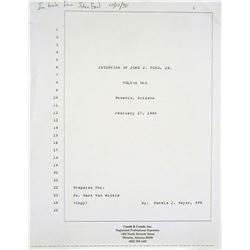 The Unexpurgated Ford Interview: All 190 Pages of It