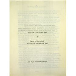 Original Carbon Copy Typescript of Fuld on TAL Coppers