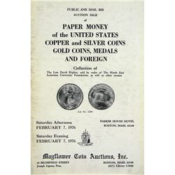 A Complete Run of Mayflower Coin Auctions