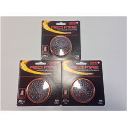 .177 Gamo RED FIRE Pellets (450 rds.) x3 Tins