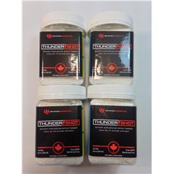Binary Exploding Targets x4 (Thunder Shot) Tannerite