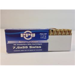 PPU 7.5x55 SWISS (20 Rds.) Hunting