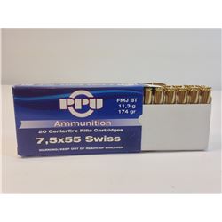 PPU 7.5x55 SWISS (20 Rds.) Hunting