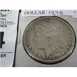 1878 S Silver Morgan Dollar