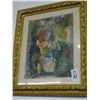 Image 1 : Gold Guild Framed Watercolor Floral
