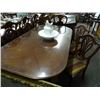 Image 3 : Mahogany Oval Dining Table w/6 Chairs