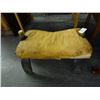 Image 1 : Unique Leather Cushioned Ottoman